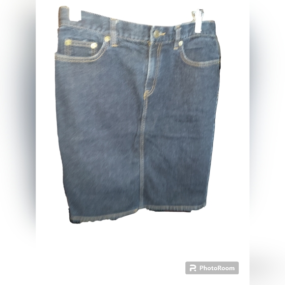 LRL Ralph Lauren Jeans CO Denim Jean Skirt Women's Size 6 - Picture 2 of 9